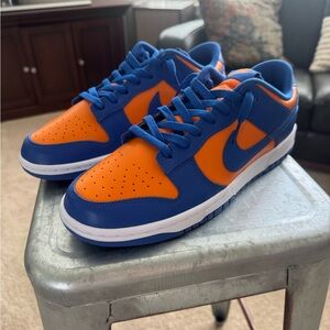 BRAND NEW!! 2024 Nike Men’s Dunk Low 'Knicks' Blue and Orange Size 10